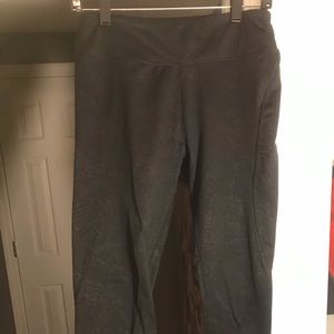 black patterned leggings